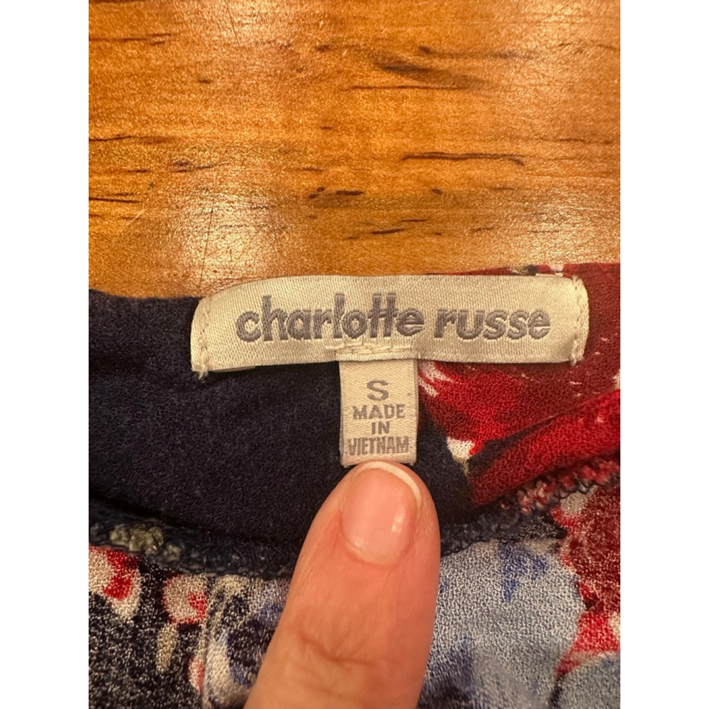 Charlotte Russe Floral Boho Maxi Dress Small - Picture 6 of 9